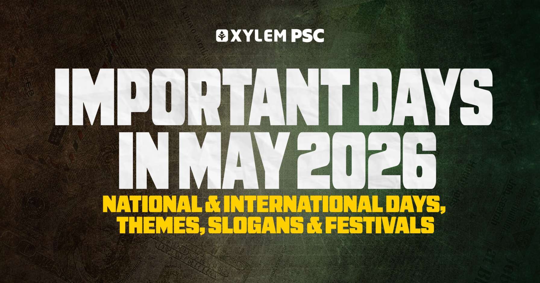 important days in may 2026