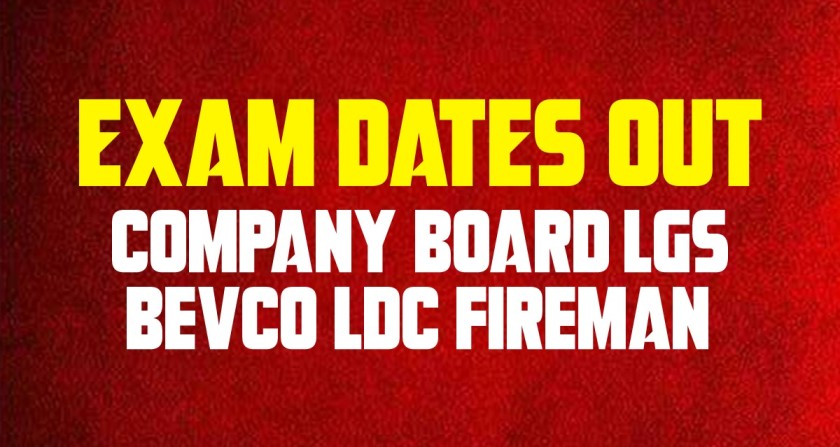 exam dates out psc 2026